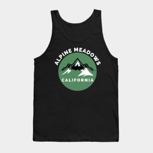 Alpine Meadows Ski Snowboard Mountain California Yosemite - Travel Tank Top